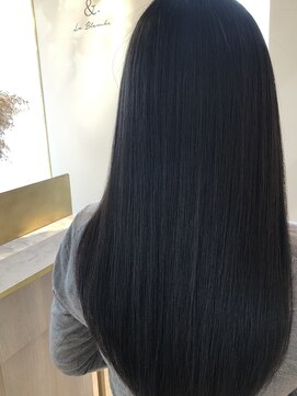 アンド ラ ブランシュ(&.La Blanche) 大宮/髪質改善/ヘッドスパ/地毛風カラー/ナチュラルブラック