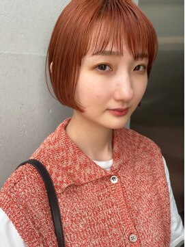 フィール 吉祥寺(feel) パチッとオレンジミニボブ