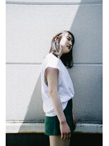 ピエドプールポッシュ(PiED DE POULE POCHE)&nbsp;ナチュラルムードなミディアムスタイル