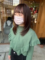 リジェール 鶴舞店&nbsp;髪質改善ストレート、顔まわりレイヤー