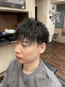 コダマ 大泉学園店(KODAMA) クルクルしない波パーマ◎縦落ちパーマ◎MEN'S/大泉学園/床屋