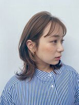 ミディアムくびれヘア