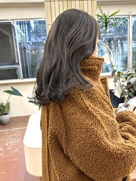 パークレーン アイス イヴェン(park lane ICI yeven) ハイライトカラー　グレージュ　ブリーチなしカラー/momoka