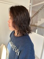 アム(amu)&nbsp;ゆるめパーマ/ボブパーマ/パーマボブ/ミディアムパーマ/ベルボブ