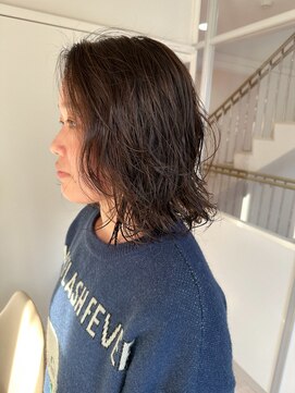 アム(amu) ゆるめパーマ/ボブパーマ/パーマボブ/ミディアムパーマ/ベルボブ