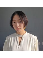 ガーランド (Garland)&nbsp;小顔カット/前髪カット/ミディアムヘア/ブリーチなし