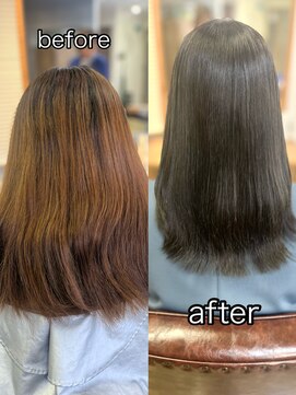 ナチュラル 仙台駅前店(Natural) natural仙台駅前店　ケアルーガ　艶髪カラー