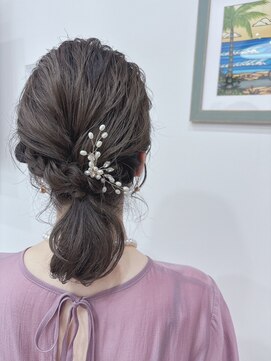 オーシー 志比口店(O'sea) #ローポニーヘアセット