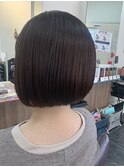 ストレートボブ/縮毛矯正/艶髪/30代40代50代