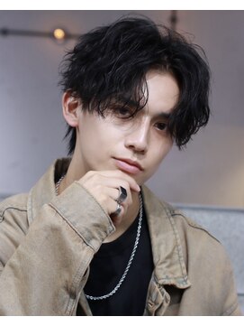 リップスヘアー 梅田アネックス(LIPPS hair) 波巻きツイストセンターパート