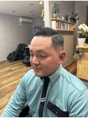 スキンフェード　7:3スタイル
