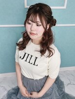 ヘア サロン クラン ソア 心斎橋店(hair salon clan soar)&nbsp;ハーフアップおだんご【クランソア】ヘアセット/ヘアメ/心斎橋