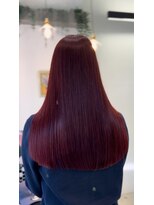 ジラソル(girasol)&nbsp;髪質改善カラー/ワインレッド/トリートメント/前髪カット