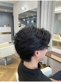 強めのニュアンスパーマ