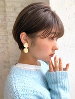 ノイカーム(noi Calm) 顔周りレイヤーカットグレージュカラーくびれボブショートカット