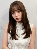 ファルベ(Farbe)&nbsp;くびれ アプリコットオレンジ 夏のヘアアレンジハイライトカラー