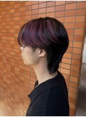 【有田 ゆすら】メンズウルフ/インナーカラー
