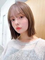 トイロ 横浜(Toiro)&nbsp;大人可愛い20代30代40代レイヤー切りっぱなしボブミディアム