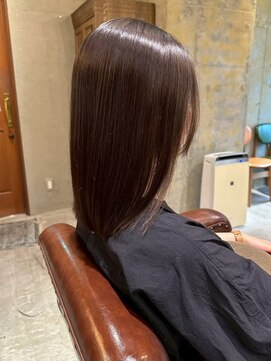 ヨーク(yoke.) ミディアム/ブリーチなしダブルカラー/透明感/艶感/艶髪