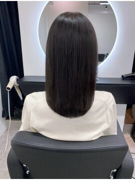 グランドライン(GRAND LINE) 《GRANDLINE友田千栄》暗髪ブルーベージュカラー　韓国ヘア