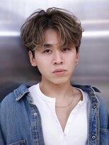 ルーシー 川越(LUCEY)&nbsp;センターパートフェザーパーマシャドウパーマメンズパーマ