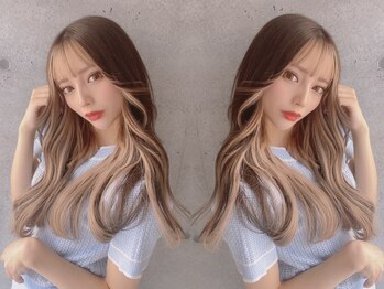 サイ(PSY)の写真/【池袋NEWOPEN】髪質改善×ハイトーン、エクステ、縮毛矯正で今までにない自分へ！なりたいを叶えます◎