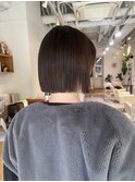 切りっぱなしボブ