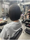 アンブレラカラー前髪クールショートイメチェン