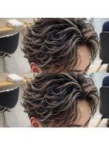 アイトーキョープラスシー 横浜(AI TOKYO+Sea) MEN’S横浜/センターパート/フェザーパーマ/毛流れパーマ/高島町