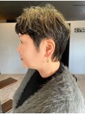 エイジングヘアスタイルにお勧め/デザインカラー/似合わせカット