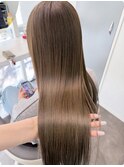 髪質改善トリートメント×チョコレートブラウン