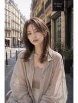 ヘアレスキュー クルアルガ&nbsp;韓国風レイヤースタイル