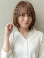 ケアリー 大泉学園(Carelly)&nbsp;デザインカラー/レイヤーカット/ウェットヘア/オリーブベージュ