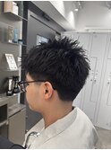 men's/メンズ/スパイキーショート/フェード/ニュアンスパーマ