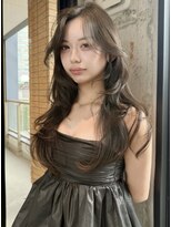シティ オモテサンドウ(CITY omotesando)&nbsp;透明感グレージュ×顔周りロングレイヤー レイヤーカット tr