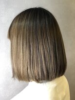 ヘアサロンエム 大宮東口(HAIR SALON M) グレージュハイライトカラー ボブスタイル