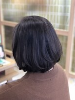 アドラーブル 長岡リップス旭岡店(adorable)&nbsp;ダークグレー×【大人ひし形ボブ】×30代40代