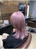 スモーキーピンクラベンダー×ウルフ/熊本/上通/下通