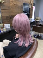 アオゾラヘアーナ ミキザカ アンド パレード(AOZORA HAIR namikizaka＆parade) スモーキーピンクラベンダー×ウルフ