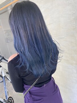 ナイーブヘアデザイン(NAiVE HAIR DESIGN) 【NAiVE hair】NAVYグラデーション