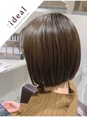 20代30代40代☆オシャレなのにラクチン☆コンパクトなミニボブ