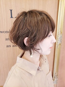 ロンドプロフィール 浦和(Lond profil) 浦和ショートヘアショートカット韓国白髪ぼかし白髪染めボブ