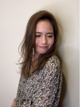 ライズ バイ レボ 柏店(RISE by REVO) ボブ/カーキグレージュ/大人かわいい/フェザーバング