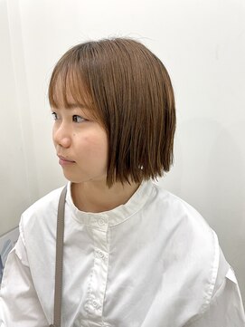 エンドリンク(endlink) シースルーバングて透明感ボブ