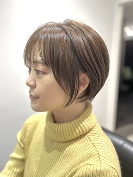 ジエクト 本店(The Ect) インナーグリーンミニマルボブ