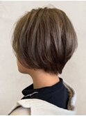 20代30代★小顔×ハンサムショー ト◎アッシュカラー