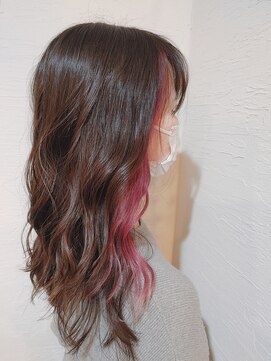 ローグ ヘアー 金町店(Rogue HAIR) ローグ金町(TAKA)フレーミングカラー大人かわいいベビーバング