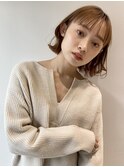 くびれボブ / ショートバング/ フォギーベージュ【櫻井】