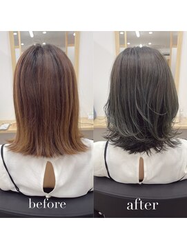 リアン 四条大宮店(Lien) 『髪質改善』カラーエステ（白髪染め、グレイカラー対応）