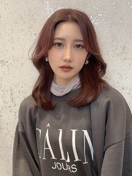 ラグーン(LAGOON) ピンク/学割U24インナーカラーミルクティーベージュダブルカラー